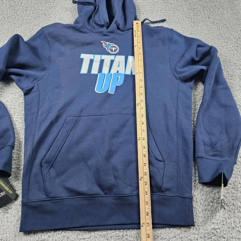 Tennessee Titans Hoodie Mens Small Navy Nike Standard NFL Football Pullover NEW